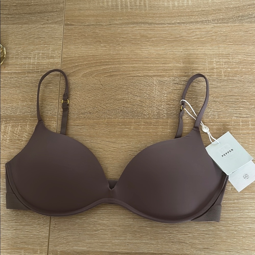 Pepper Women's Elegant Brown Bra
